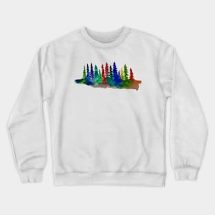 Rainbow pines Crewneck Sweatshirt